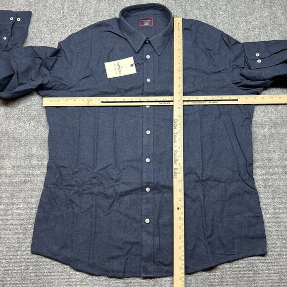 UNTUCKit Sherwood Shirt Mens 2XLT Tall Regular Blue Button Up Long Sleeve New - Picture 5 of 12